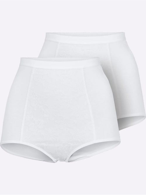 Lot de 2  - Slip Formant Jersey Fin - Taille Standard - Witt - Kiabi