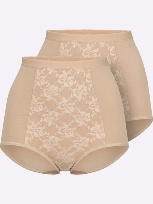 Lot de 2  - Slip Formant Jersey Fin - Taille Standard - Witt - Kiabi