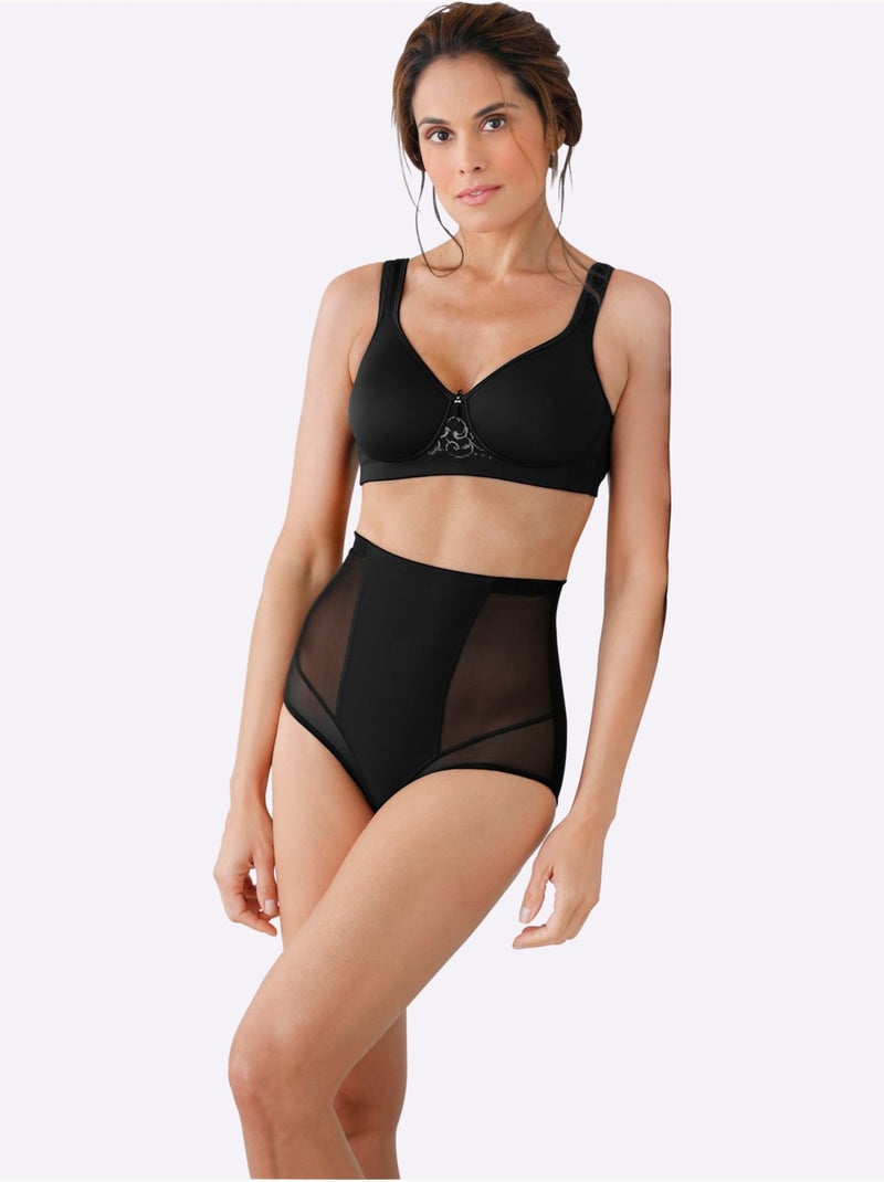 Lot de 2  - Slip Formant Jersey Fin - Taille Standard - Witt Noir - Kiabi