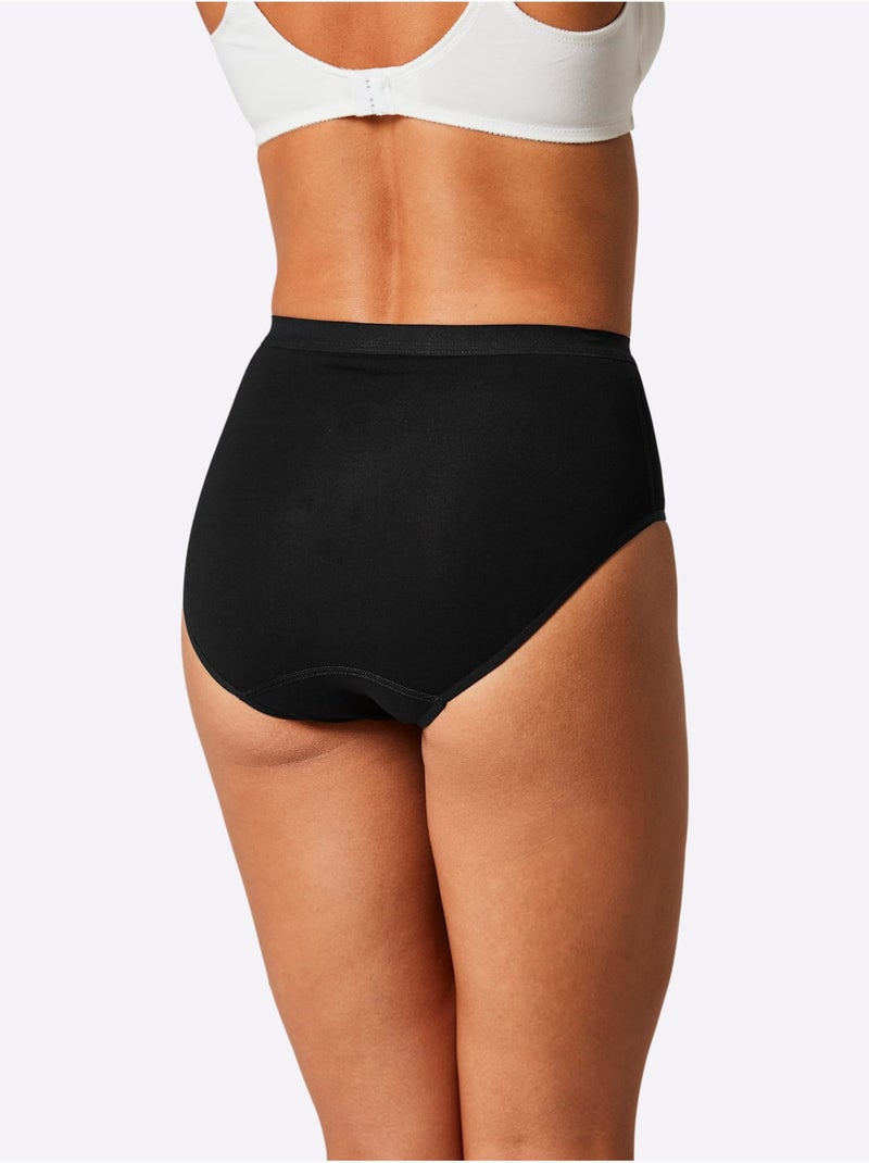 Lot de 2  - Slip Formant Jersey Fin - Taille Standard - Witt Noir - Kiabi