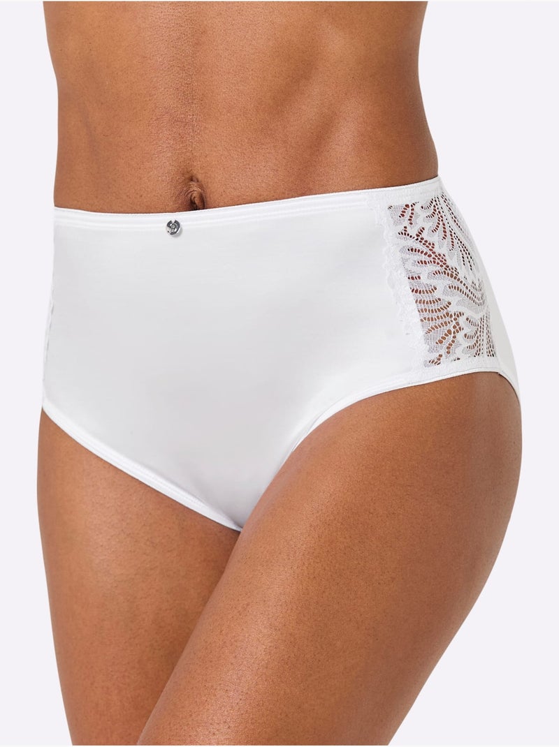 Lot de 2  - Slip Gainant - Taille Standard - Witt Blanc - Kiabi