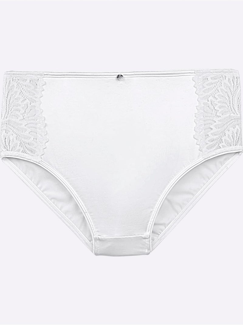 Lot de 2  - Slip Gainant - Taille Standard - Witt Blanc - Kiabi