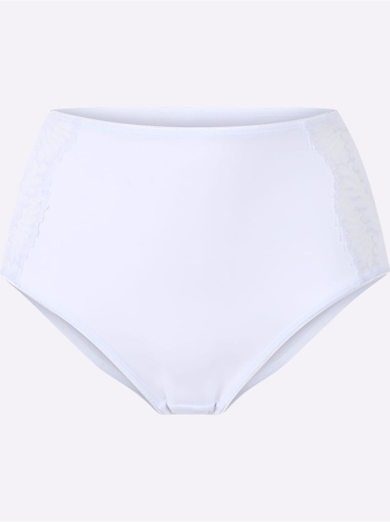 Lot de 2  - Slip Gainant - Taille Standard - Witt Blanc - Kiabi