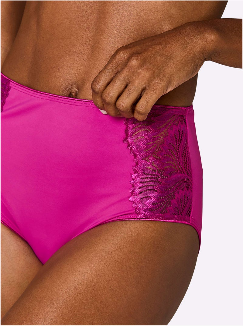 Lot de 2  - Slip Gainant - Taille Standard - Witt Magenta - Kiabi