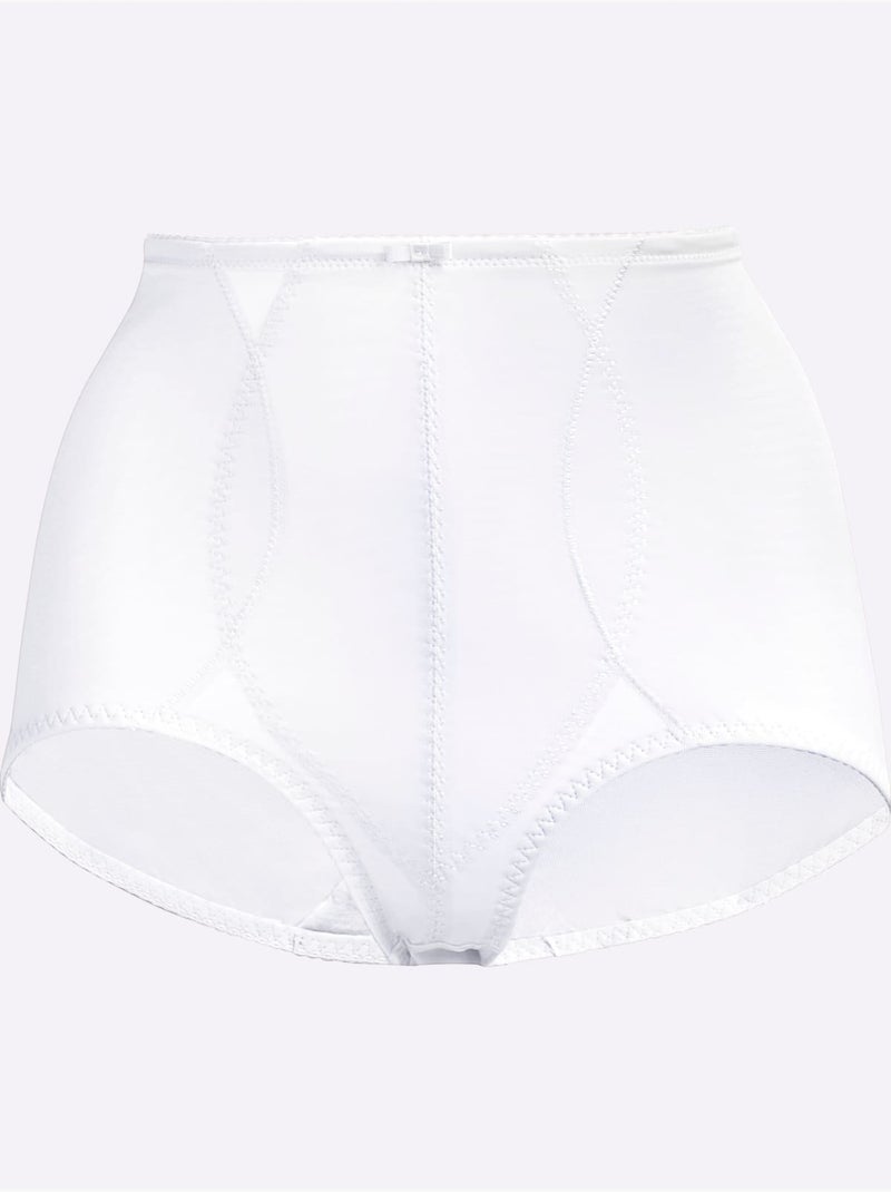 Lot de 2  - Slip Gainant Jusqu'à La T. 115 - Taille Standard - Witt Blanc - Kiabi