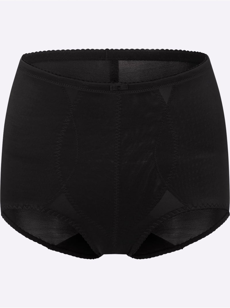 Lot de 2  - Slip Gainant Jusqu'à La T. 115 - Taille Standard - Witt Noir - Kiabi