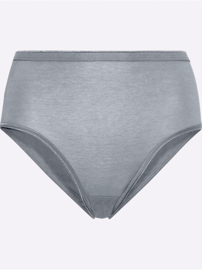 Lot de 2  - Slip Jersey Fin - Taille Standard - Witt Argent - Kiabi
