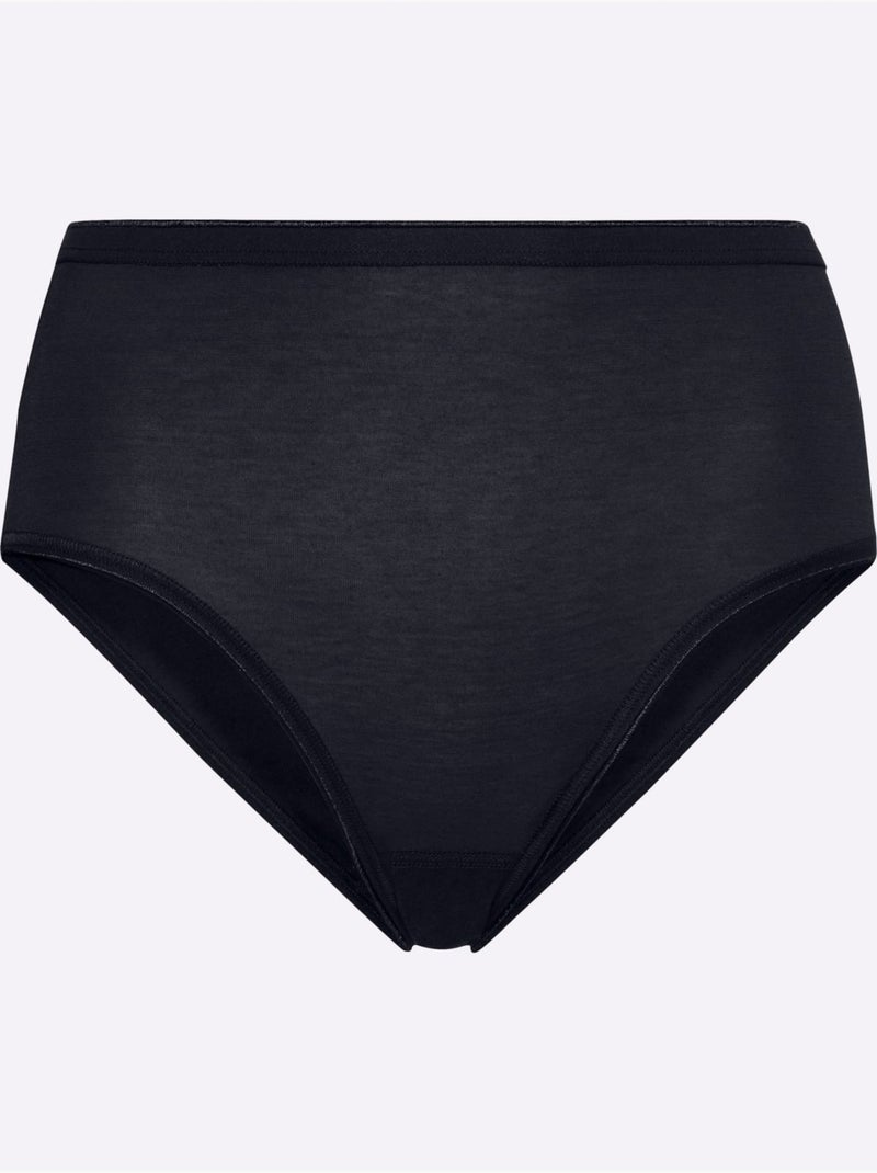 Lot de 2  - Slip Jersey Fin - Taille Standard - Witt Noir - Kiabi