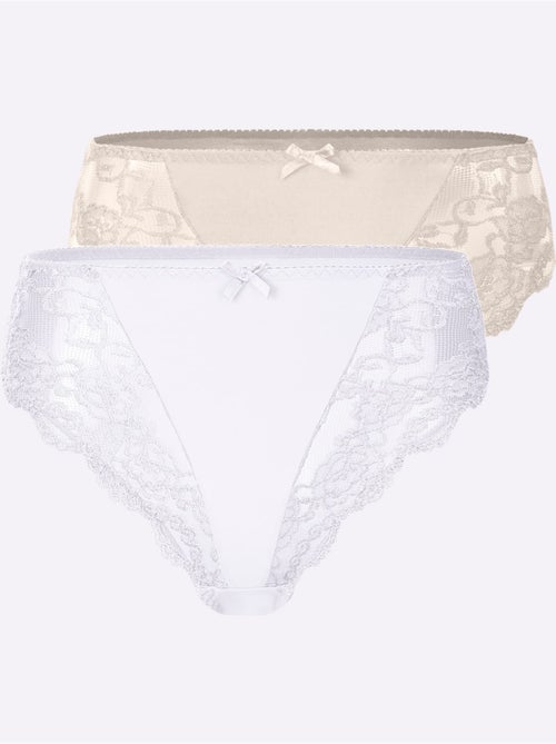 Lot de 2  - Slip Jersey Fin - Taille Standard - Witt - Kiabi