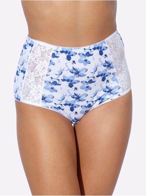 Lot de 2  - Slip Taille Haute  - Taille Standard - Moda Vilona - Kiabi