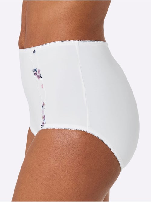 Lot de 2 - Slip Taille Haute - Taille Standard - Witt - Kiabi Lot de 2 - Slip Taille Haute - Taille Standard - Witt - Kiabi