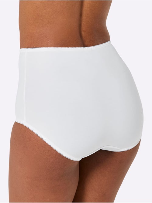 Lot de 2 - Slip Taille Haute - Taille Standard - Witt - Kiabi Lot de 2 - Slip Taille Haute - Taille Standard - Witt - Kiabi