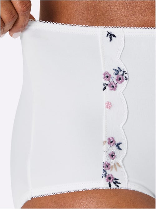 Lot de 2 - Slip Taille Haute - Taille Standard - Witt - Kiabi Lot de 2 - Slip Taille Haute - Taille Standard - Witt - Kiabi