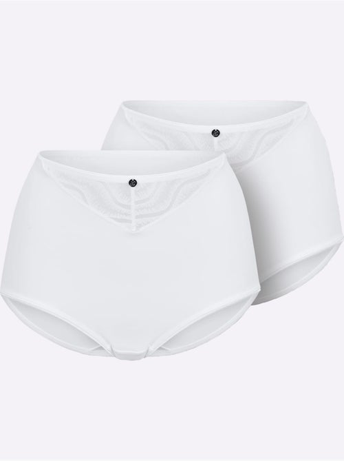 Lot de 2  - Slip Taille Haute - Taille Standard - Witt - Kiabi