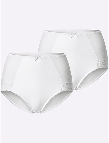Lot de 2 - Slip Taille Haute - Taille Standard - Witt