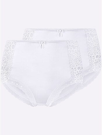 Lot de 2 - Slip Taille Haute - Taille Standard - Witt