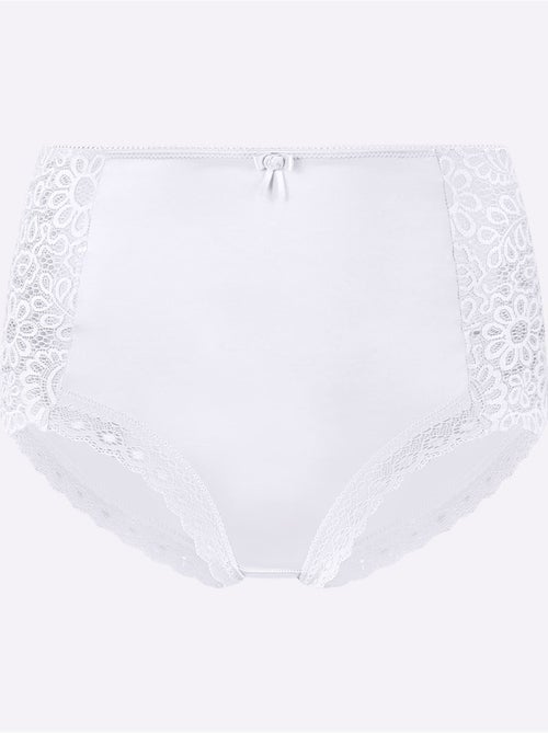 Lot de 2  - Slip Taille Haute - Taille Standard - Witt - Kiabi