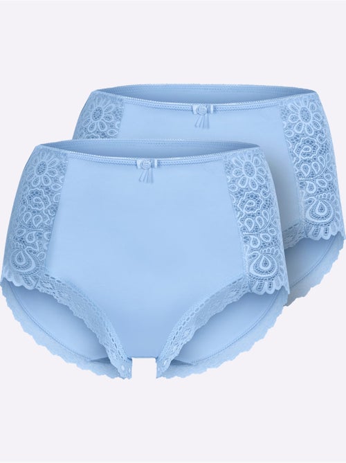 Lot de 2  - Slip Taille Haute - Taille Standard - Witt - Kiabi