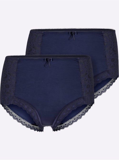 Lot de 2  - Slip Taille Haute - Taille Standard - Witt - Kiabi