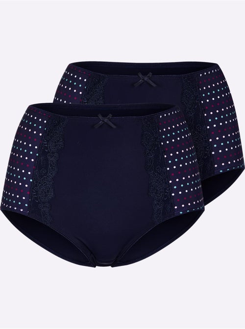 Lot de 2  - Slip Taille Haute - Taille Standard - Witt - Kiabi