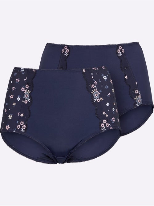 Lot de 2 - Slip Taille Haute - Taille Standard - Witt - Kiabi Lot de 2 - Slip Taille Haute - Taille Standard - Witt - Kiabi