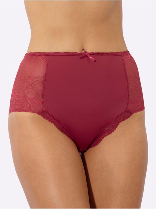 Lot de 2 - Slip Taille Haute - Taille Standard - Witt - Kiabi Lot de 2 - Slip Taille Haute - Taille Standard - Witt - Kiabi