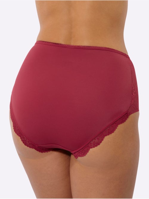 Lot de 2 - Slip Taille Haute - Taille Standard - Witt - Kiabi Lot de 2 - Slip Taille Haute - Taille Standard - Witt - Kiabi
