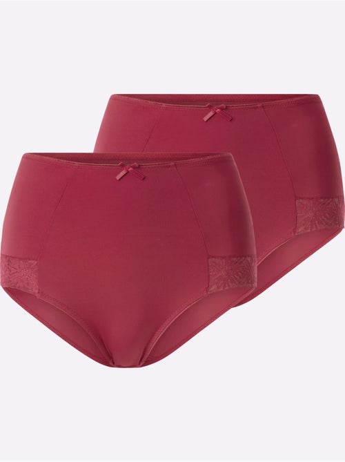 Lot de 2  - Slip Taille Haute - Taille Standard - Witt - Kiabi