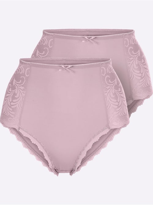 Lot de 2  - Slip Taille Haute - Taille Standard - Witt - Kiabi