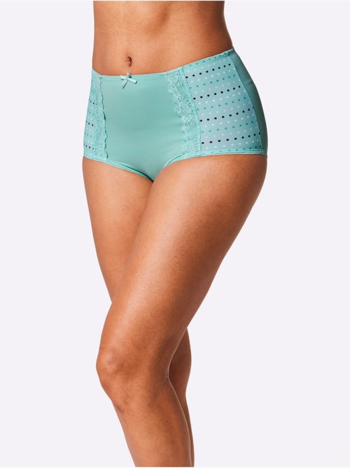 Lot de 2  - Slip Taille Haute - Taille Standard - Witt - Kiabi