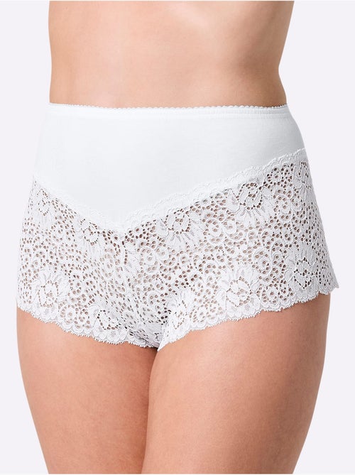 Lot de 2  - Slip Taille Haute Jersey Fin - Taille Standard - Witt - Kiabi