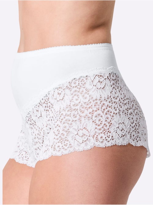 Lot de 2  - Slip Taille Haute Jersey Fin - Taille Standard - Witt - Kiabi