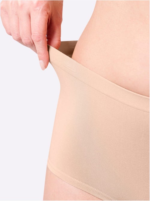 Lot de 2  - Slip Taille Haute Jersey Fin - Taille Standard - Witt - Kiabi