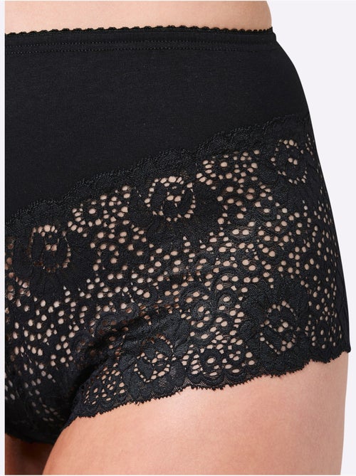 Lot de 2  - Slip Taille Haute Jersey Fin - Taille Standard - Witt - Kiabi