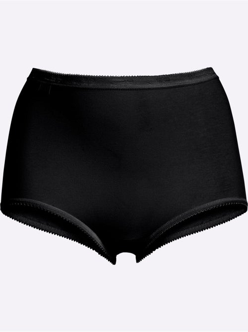 Lot de 2 - Slip Taille Haute Jersey Fin - Taille Standard - Witt - Kiabi Lot de 2 - Slip Taille Haute Jersey Fin - Taille Standard - Witt - Kiabi