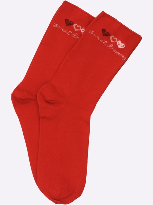 Lot de 2 - Socquettes Pour Dames Qualité Coton - Taille Standard - Witt - Kiabi Lot de 2 - Socquettes Pour Dames Qualité Coton - Taille Standard - Witt - Kiabi