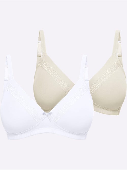Lot de 2  - Soutien-gorge à Coques Sans Armatures - Witt - Kiabi