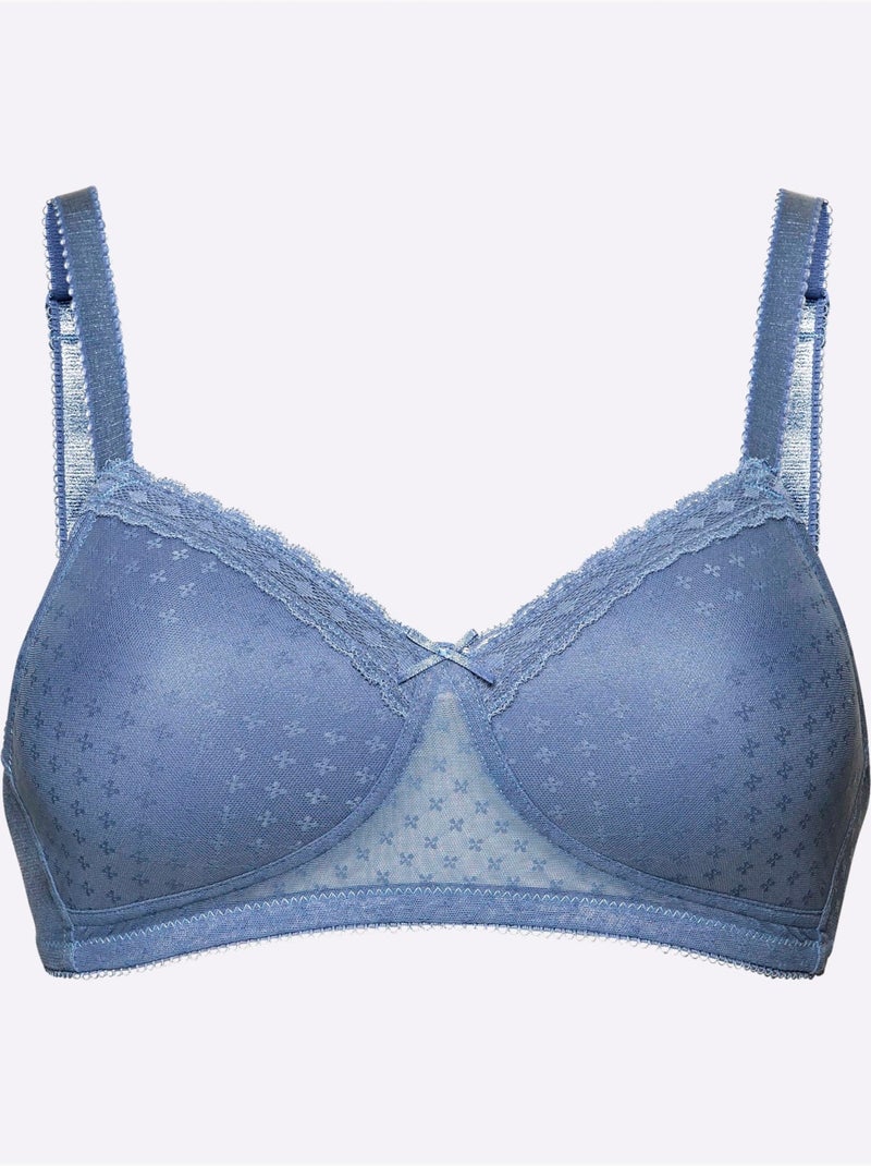 Lot de 2  - Soutien-gorge à Coques Sans Armatures - Witt Bleu - Kiabi