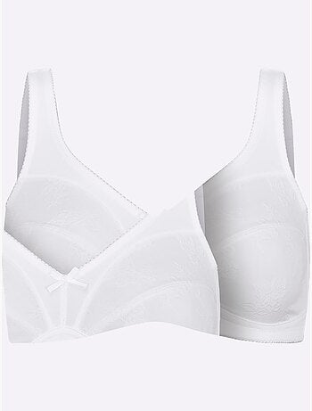Lot de 2 - soutien-gorge confort sans armatures - witt