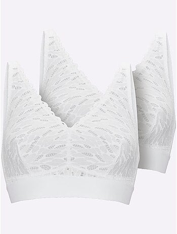 Lot de 2 - soutien-gorge confort sans armatures - witt