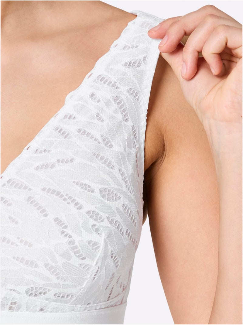 Lot de 2  - soutien-gorge confort sans armatures - witt Blanc - Kiabi