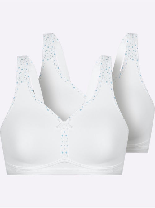 Lot de 2 - Soutien-gorge Confort Sans Armatures - Witt - Kiabi Lot de 2 - Soutien-gorge Confort Sans Armatures - Witt - Kiabi