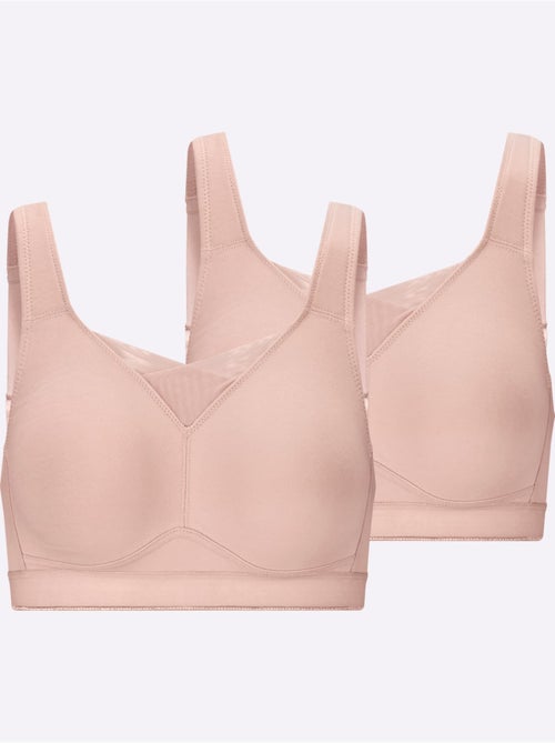 Lot de 2  - Soutien-gorge Confort Sans Armatures - Witt - Kiabi