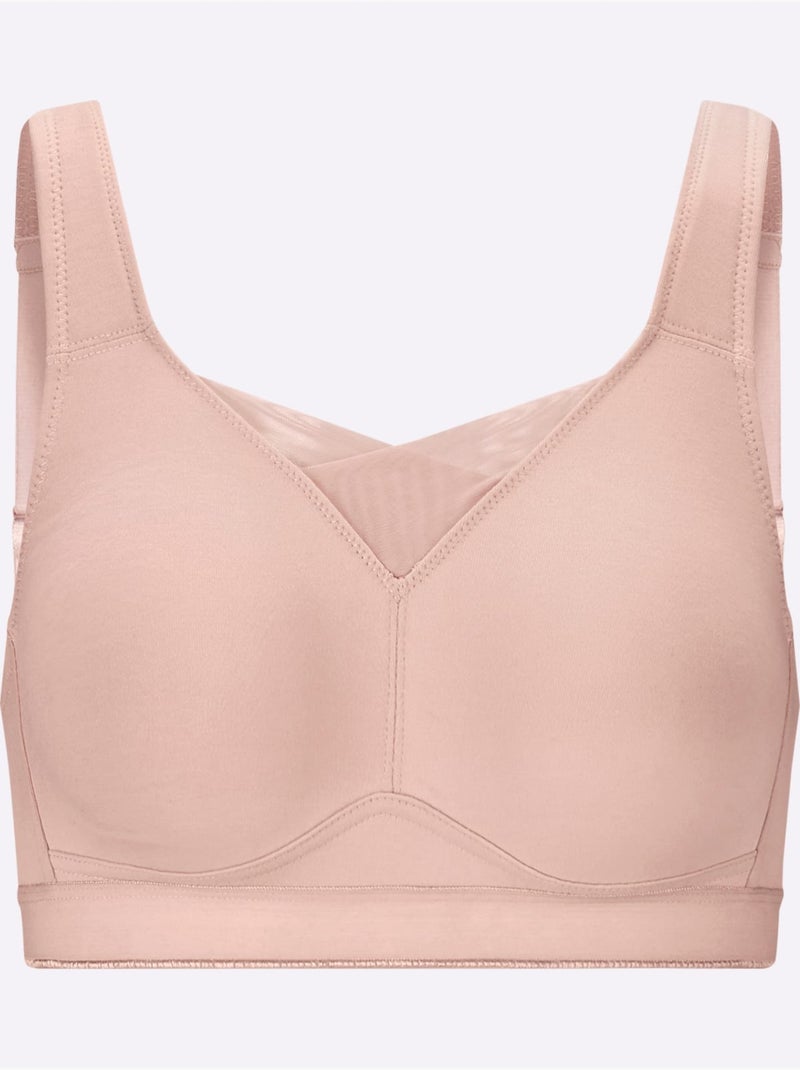 Lot de 2  - Soutien-gorge Confort Sans Armatures - Witt Poudre - Kiabi