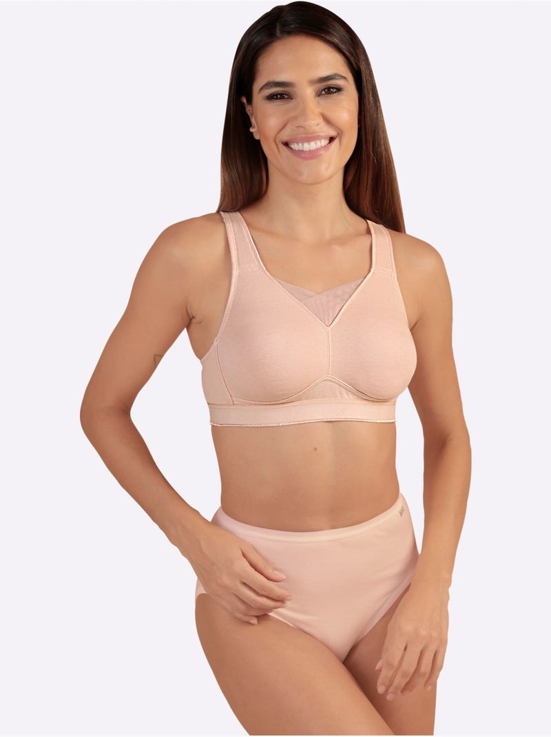 Lot de 2  - Soutien-gorge Confort Sans Armatures - Witt Poudre - Kiabi