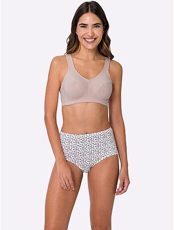 Lot de 2 - Soutien-gorge Large Sans Armatures - Moda Vilona