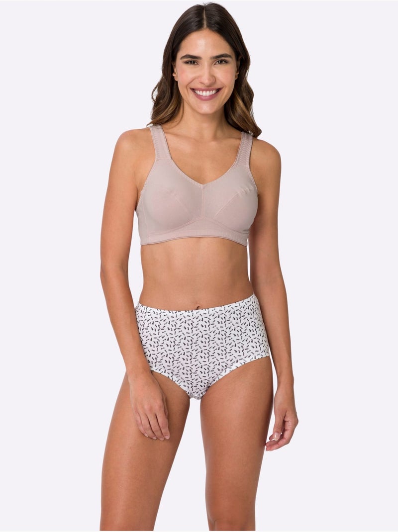 Lot de 2  - Soutien-gorge Large Sans Armatures - Moda Vilona Ivoire - Kiabi