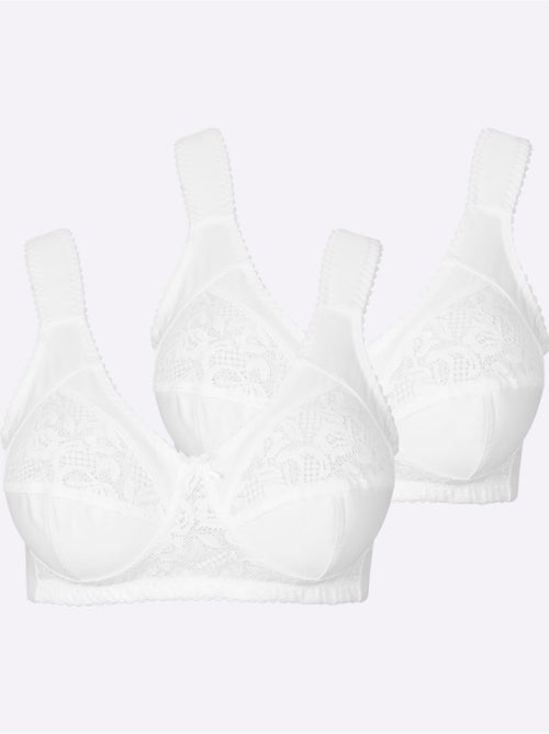 Lot de 2 - Soutien-gorge Large Sans Armatures - Witt - Kiabi Lot de 2 - Soutien-gorge Large Sans Armatures - Witt - Kiabi