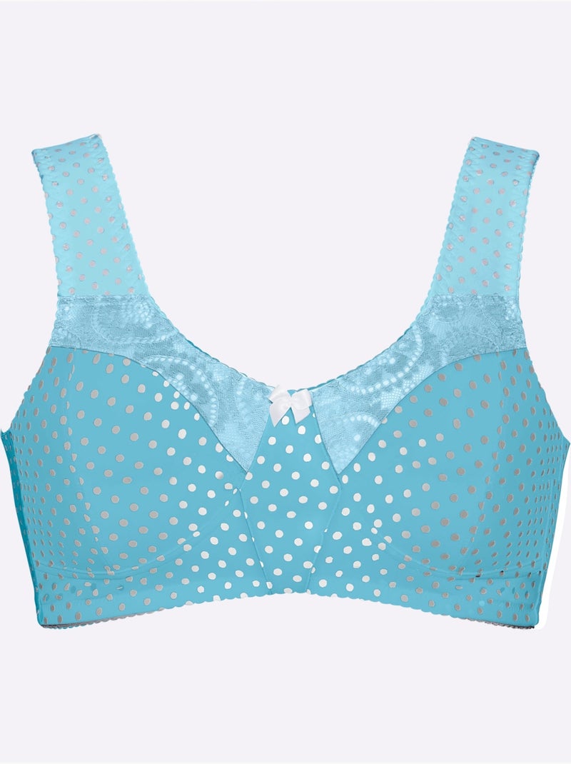 Lot de 2  - Soutien-gorge Large Sans Armatures - Witt Bleu pétrole - Kiabi