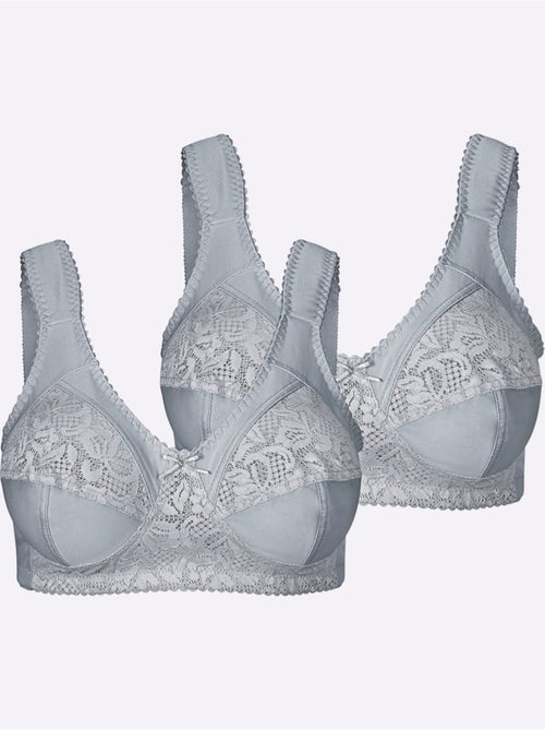 Lot de 2  - Soutien-gorge Large Sans Armatures - Witt - Kiabi